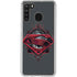 DC Comics Superman Grey Eye Collage Galaxy A21 Clear Case