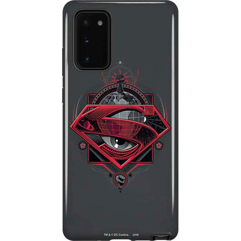 DC Comics Superman Grey Eye Collage Galaxy Note20 5G Pro Case