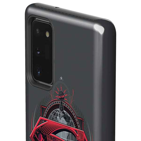 DC Comics Superman Grey Eye Collage Galaxy Note20 5G Pro Case