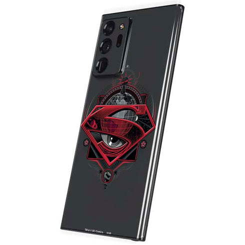 DC Comics Superman Grey Eye Collage Galaxy Note20 Ultra 5G Skin