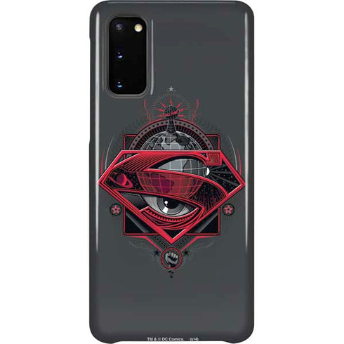 DC Comics Superman Grey Eye Collage Galaxy S20 Lite Case