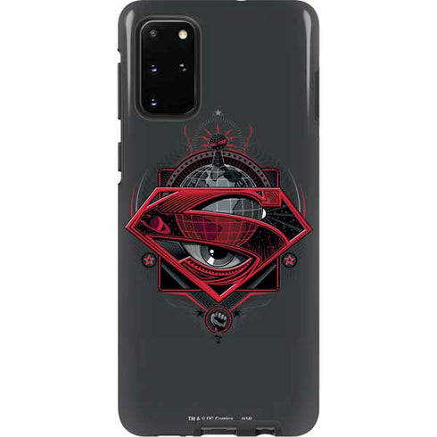 DC Comics Superman Grey Eye Collage Galaxy S20 Plus Pro Case