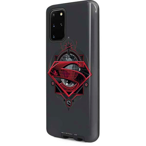 DC Comics Superman Grey Eye Collage Galaxy S20 Plus Pro Case