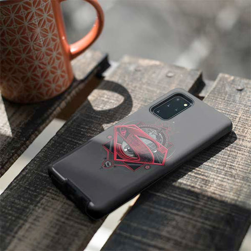 DC Comics Superman Grey Eye Collage Galaxy S20 Plus Pro Case