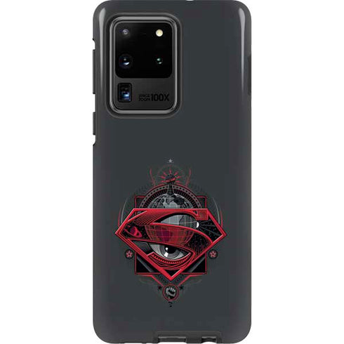 DC Comics Superman Grey Eye Collage Galaxy S20 Ultra 5G Pro Case
