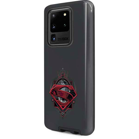 DC Comics Superman Grey Eye Collage Galaxy S20 Ultra 5G Pro Case