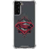 DC Comics Superman Grey Eye Collage Galaxy S21 FE Clear Case