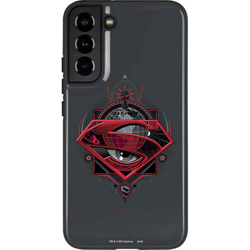 DC Comics Superman Grey Eye Collage Galaxy S22 Plus Pro Case