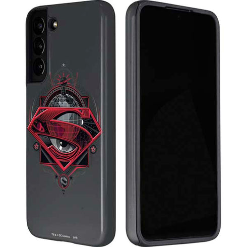 DC Comics Superman Grey Eye Collage Galaxy S22 Plus Pro Case