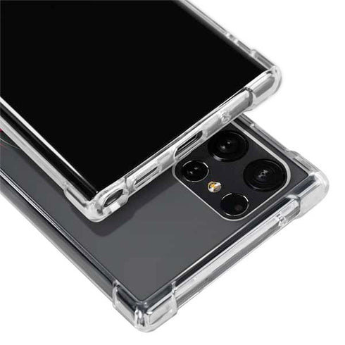 DC Comics Superman Grey Eye Collage Galaxy S22 Ultra Clear Case