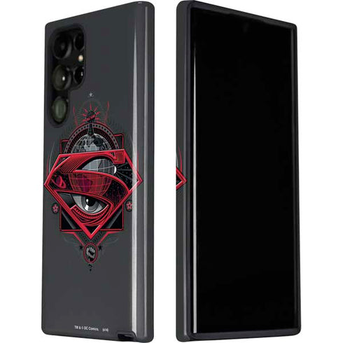 DC Comics Superman Grey Eye Collage Galaxy S22 Ultra Pro Case