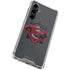 DC Comics Superman Grey Eye Collage Galaxy S23 FE Clear Case
