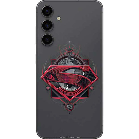 DC Comics Superman Grey Eye Collage Galaxy S23 FE Skin
