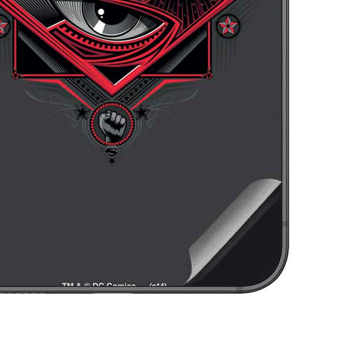DC Comics Superman Grey Eye Collage Galaxy S23 FE Skin