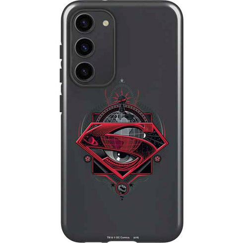 DC Comics Superman Grey Eye Collage Galaxy S23 Plus Pro Case