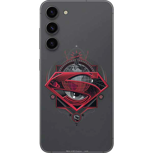 DC Comics Superman Grey Eye Collage Galaxy S23 Plus Skin