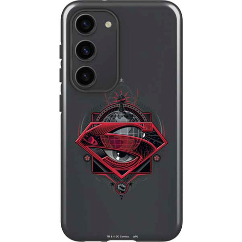 DC Comics Superman Grey Eye Collage Galaxy S23 Pro Case