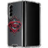 DC Comics Superman Grey Eye Collage Galaxy Z Fold4 5G Clear Case