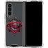 DC Comics Superman Grey Eye Collage Galaxy Z Fold4 5G Clear Case