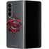 DC Comics Superman Grey Eye Collage Galaxy Z Fold4 5G Skin