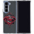 DC Comics Superman Grey Eye Collage Galaxy Z Fold5 5G Clear Case