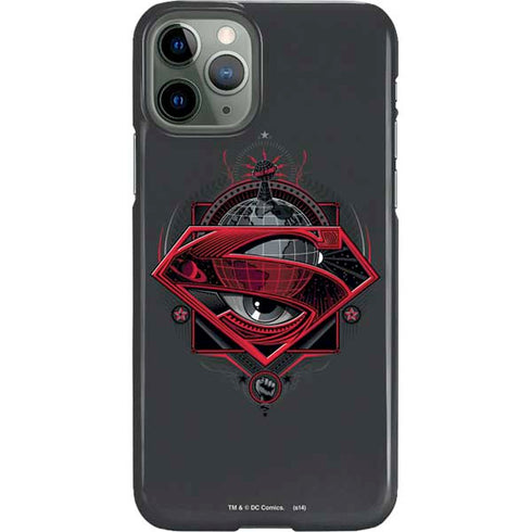 DC Comics Superman Grey Eye Collage iPhone 11 Pro Lite Case