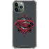 DC Comics Superman Grey Eye Collage iPhone 11 Pro Max Clear Case