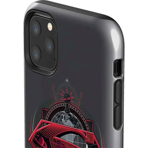 DC Comics Superman Grey Eye Collage iPhone 11 Pro Max Impact Case
