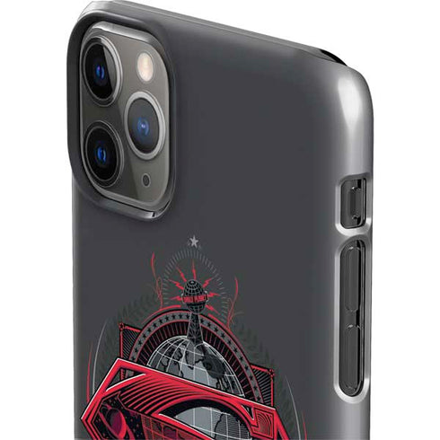 DC Comics Superman Grey Eye Collage iPhone 11 Pro Max Lite Case