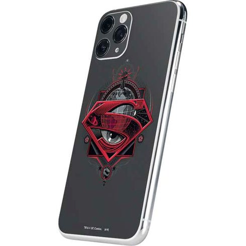 DC Comics Superman Grey Eye Collage iPhone 11 Pro Skin