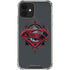 DC Comics Superman Grey Eye Collage iPhone 12 Clear Case