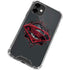 DC Comics Superman Grey Eye Collage iPhone 12 Clear Case