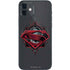 DC Comics Superman Grey Eye Collage iPhone 12 Mini Skin