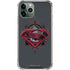 DC Comics Superman Grey Eye Collage iPhone 12 Pro Clear Case