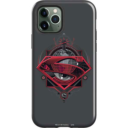 DC Comics Superman Grey Eye Collage iPhone 12 Pro Impact Case