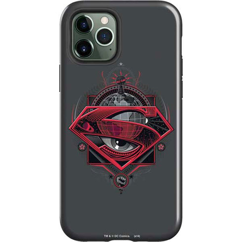 DC Comics Superman Grey Eye Collage iPhone 12 Pro Max Impact Case