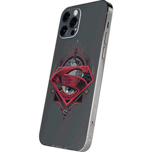 DC Comics Superman Grey Eye Collage iPhone 12 Pro Max Skin