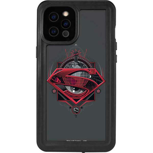DC Comics Superman Grey Eye Collage iPhone 12 Pro Max Waterproof Case