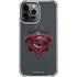 DC Comics Superman Grey Eye Collage iPhone 13 Pro Max Clear Case