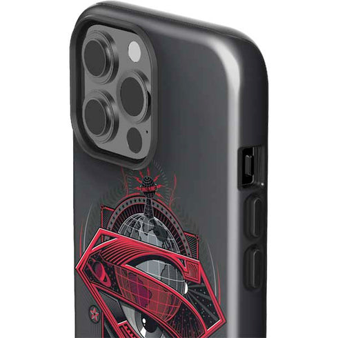 DC Comics Superman Grey Eye Collage iPhone 13 Pro Max Impact Case