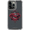 DC Comics Superman Grey Eye Collage iPhone 15 Pro Clear Case