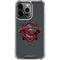 DC Comics Superman Grey Eye Collage iPhone 14 Pro Clear Case