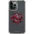 DC Comics Superman Grey Eye Collage iPhone 14 Pro Max Clear Case