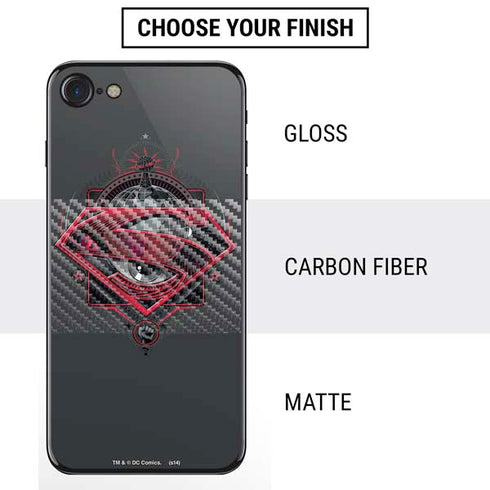 DC Comics Superman Grey Eye Collage iPhone SE (2nd & 3rd Gen) Skin