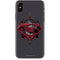 DC Comics Superman Grey Eye Collage iPhone X Skin