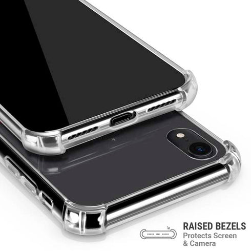 DC Comics Superman Grey Eye Collage iPhone XR Clear Case