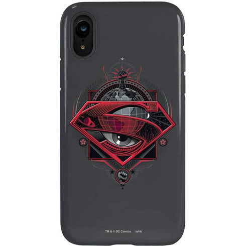 DC Comics Superman Grey Eye Collage iPhone XR Pro Case
