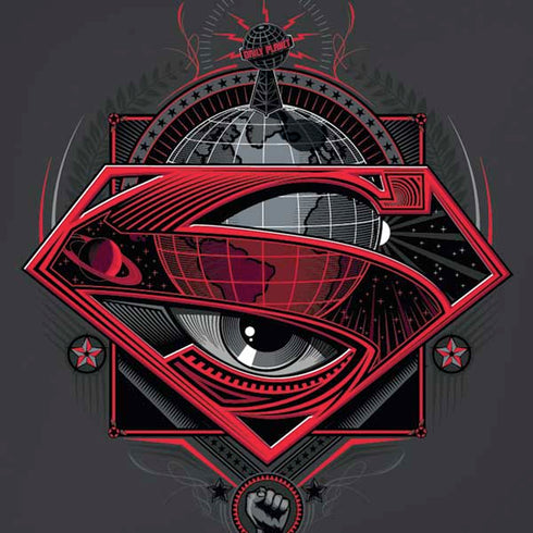 DC Comics Superman Grey Eye Collage iPhone XS Max Skin