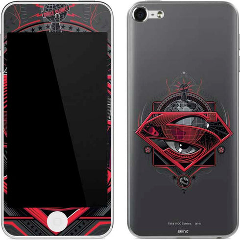 DC Comics Superman Grey Eye Collage Apple iPod Skin