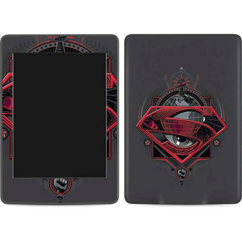 DC Comics Superman Grey Eye Collage Amazon Kindle Skin